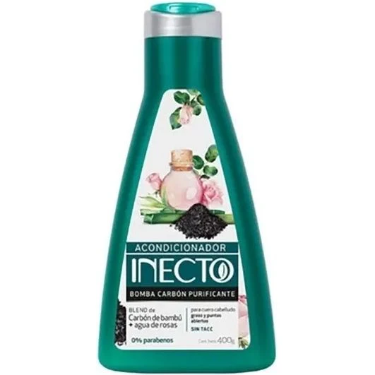 Acondicionador Inecto Bomba de Carbón 400 ml — foto 2
