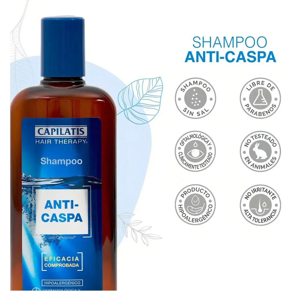 Shampoo Anticaspa con Octopirox Capilatis Hair Therapy 260 ml — foto 4