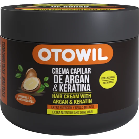 Otowil Crema Capilar de Argán & Keratina | Pote x 250grs. — foto 2