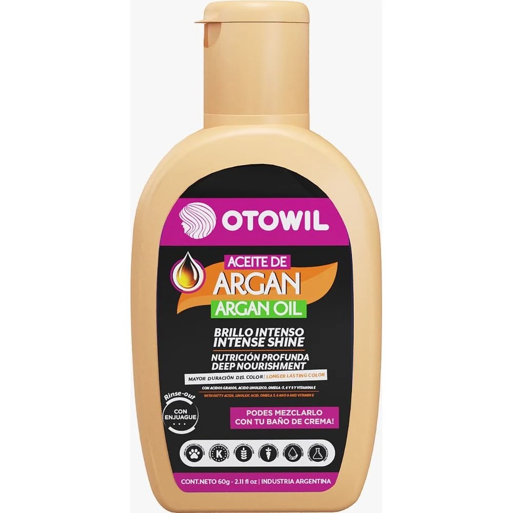 Aceite de Argán Otowil Frasco x 60 ml — foto 2