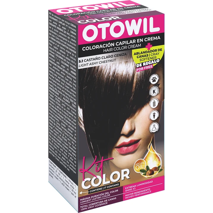 Otowil Kit Simple - Argán |5.1 Castaño Claro Ceniza — foto 2