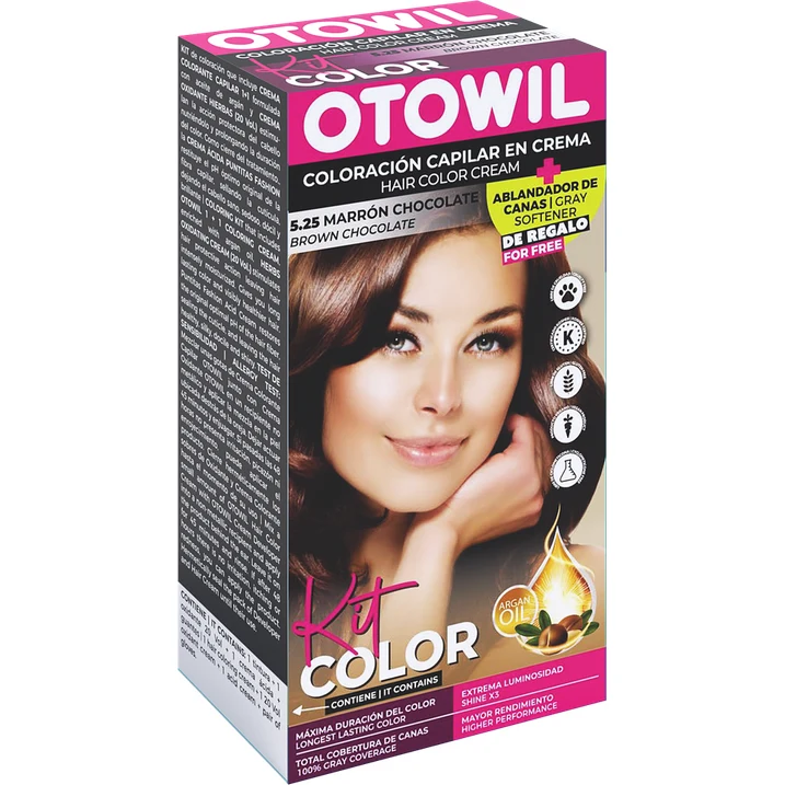Otowil Kit Simple - Argán |5.25 Marron Chocolate — foto 2