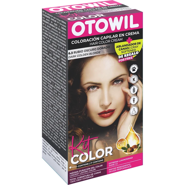 Otowil Kit Simple - Argán |6.3 Rubio Oscuro Dorado — foto 2