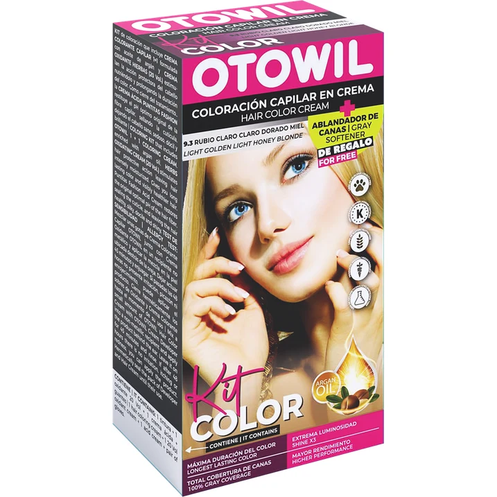 Otowil Kit Simple - Argán |9.3 Rubio Claro Claro Dorado — foto 2