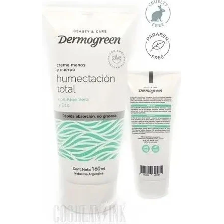 DERMOGREEN CREMA DE MANOS Y CUERPO HUMECT TOTAL 160 G — foto 3