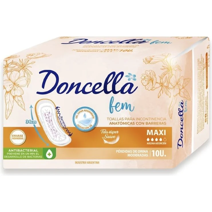 Pañal Doncella Incontinencia Maxi Pack 10 Unidades — foto 2