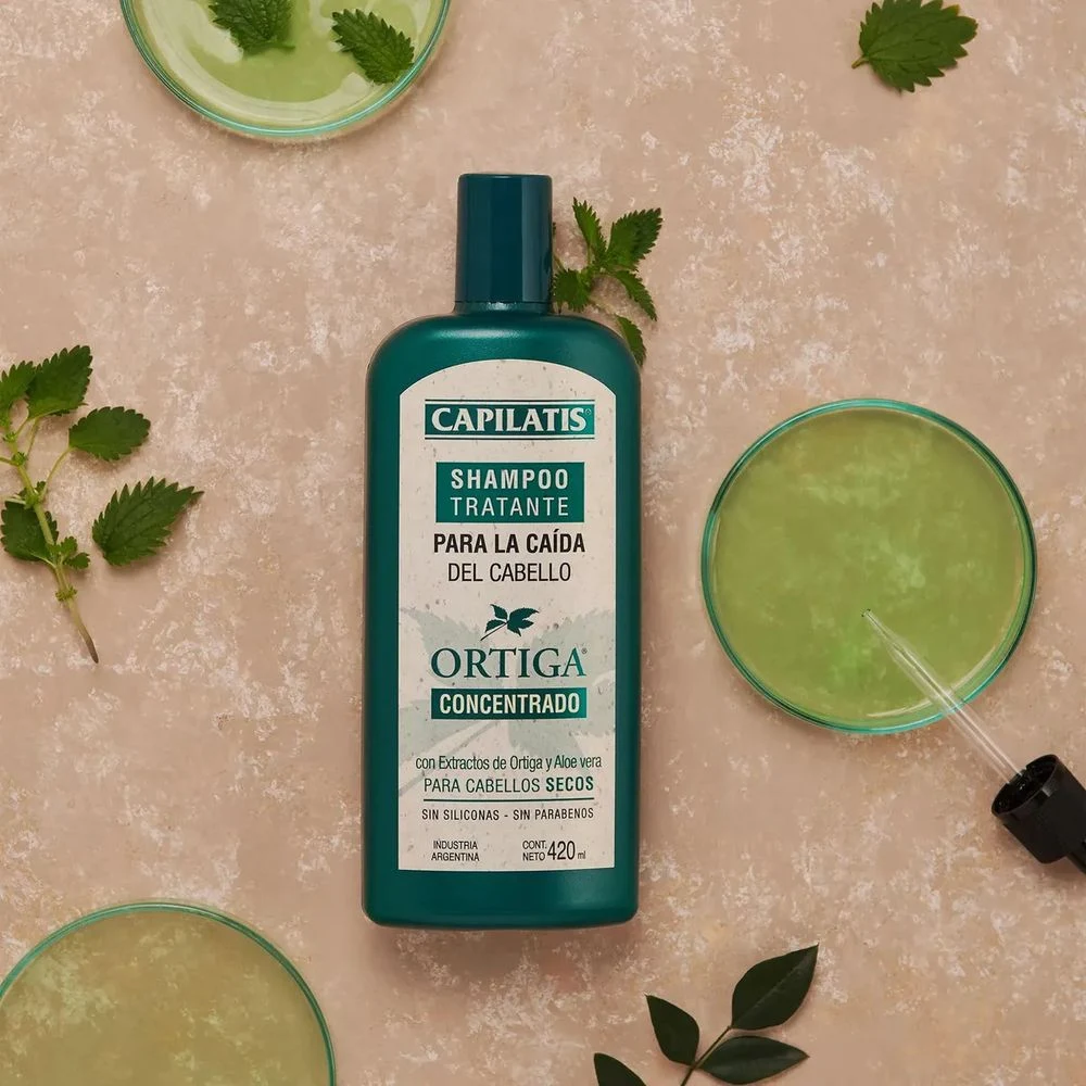 Shampoo Capilatis Ortiga Concentrado Seco 420 ml — foto 3