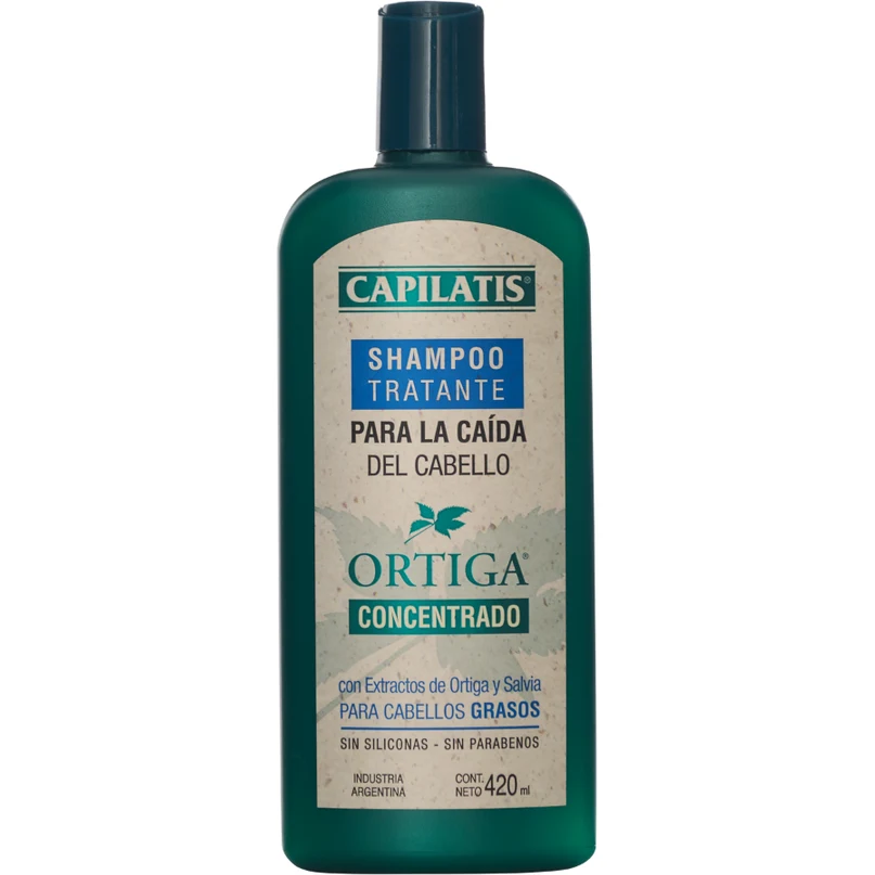 Shampoo Capilatis Ortiga Concentrado Graso 420 ml — foto 2