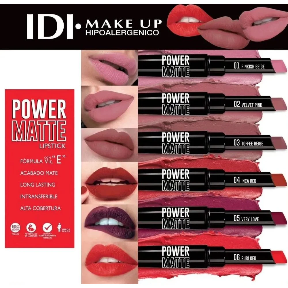 Labial IDI Power Matte Tono 03 — foto 4