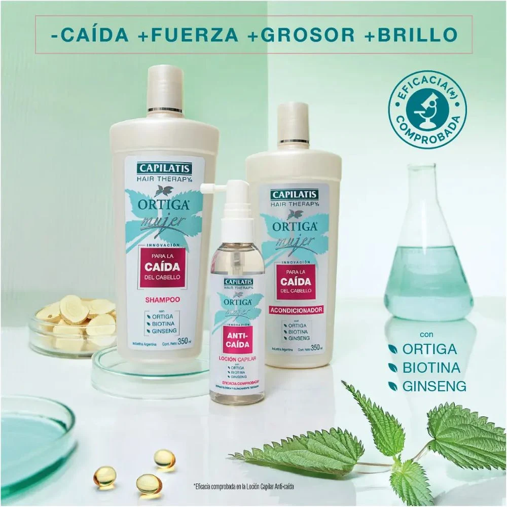 Shampoo Capilatis Ortiga Mujer 350 ml — foto 4