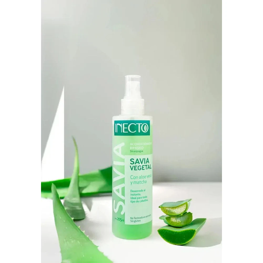 Inecto Acond. Bifásico Savia Vegetal 205ml — foto 5