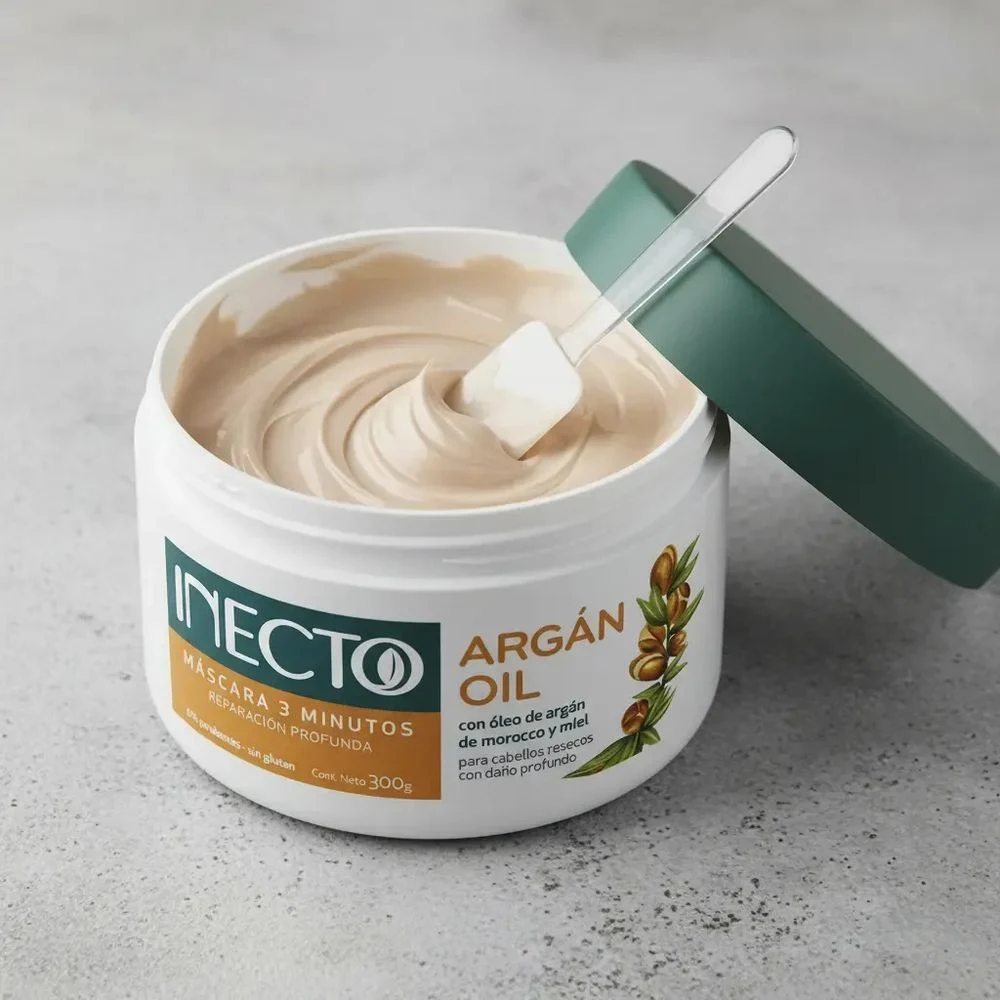 Inecto Máscara Capilar Argán Oil 300 g — foto 5