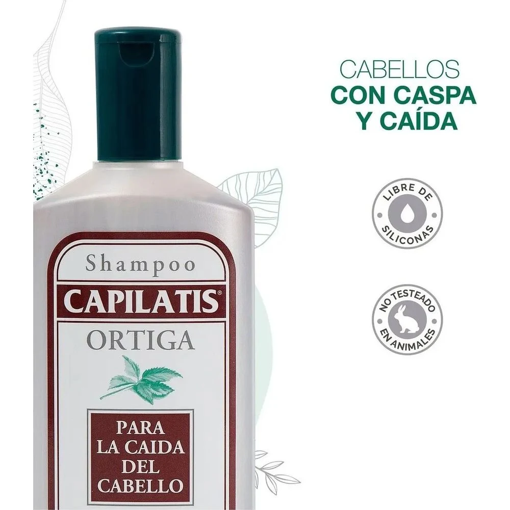 Shampoo Capilatis Ortiga Anticaspa 410 ml — foto 4