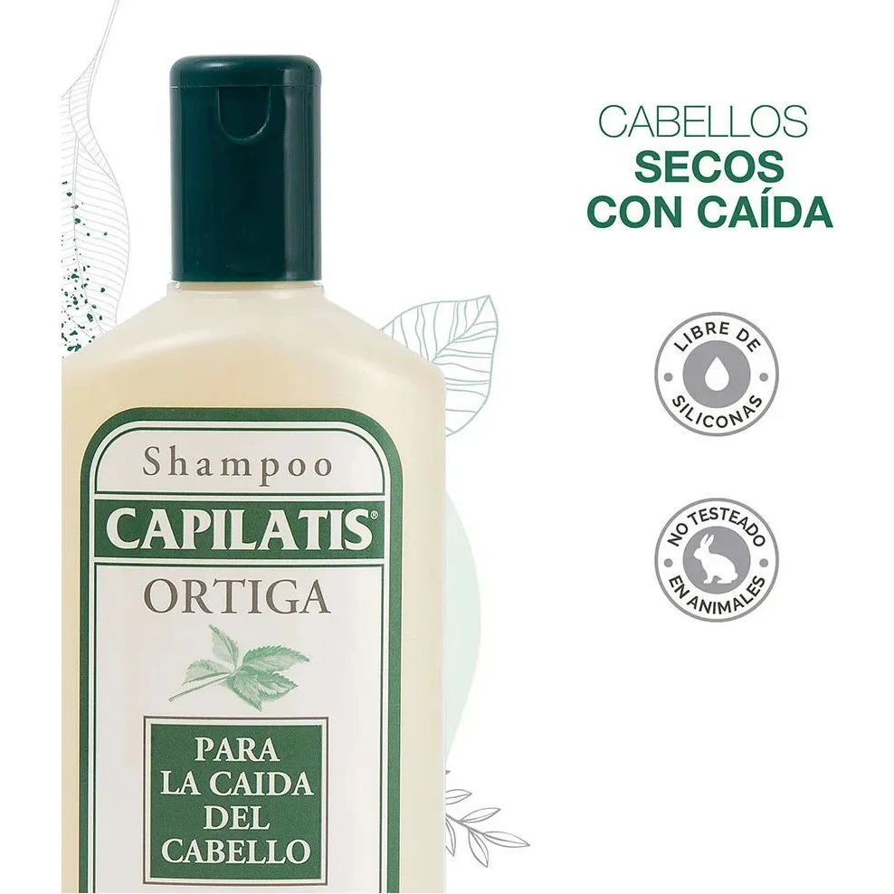 Shampoo Capilatis Ortiga Cabellos Secos 410 ml — foto 4