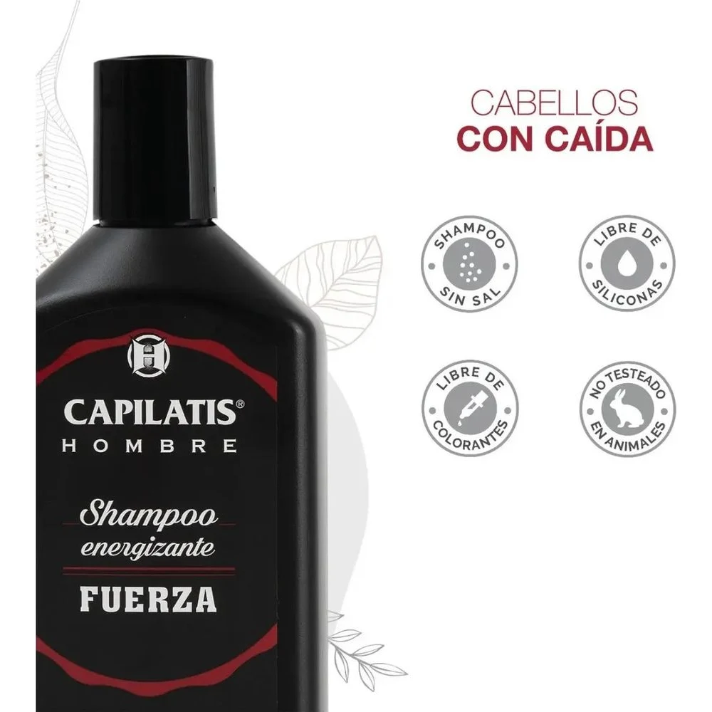 Shampoo Capilatis Hombre Fuerza 370 ml — foto 4