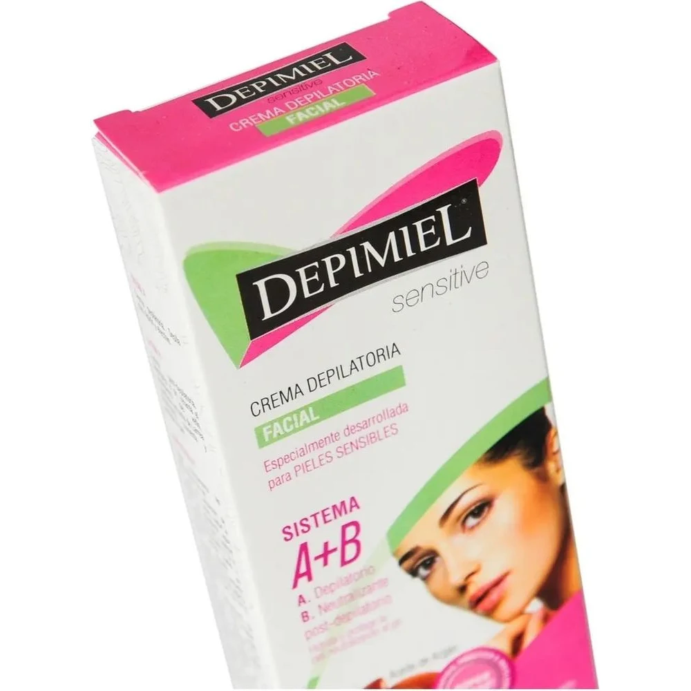 Crema Depilatoria Facial Depimiel Kit A+B Piel Sensible 45 g — foto 5