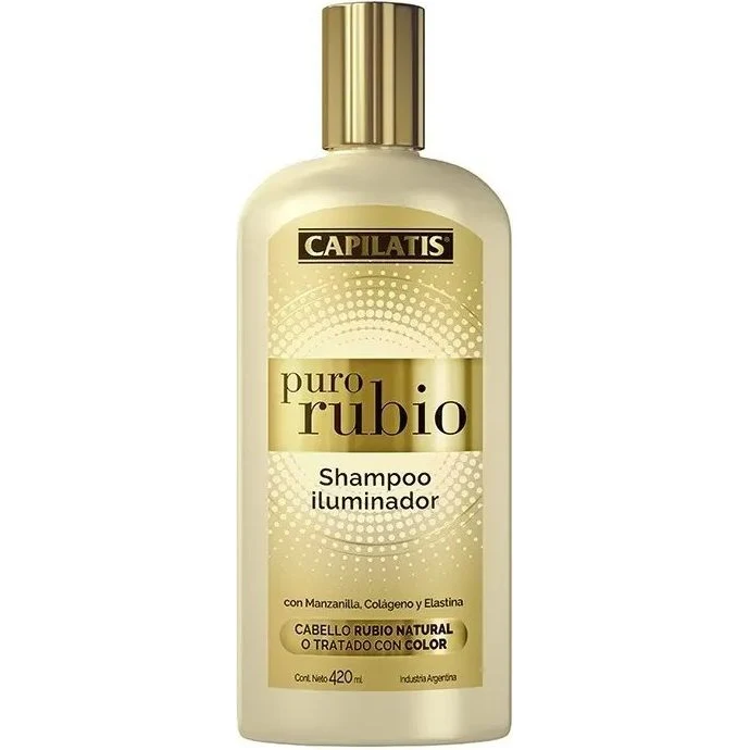 Shampoo Capilatis Puro Rubio Iluminador 420 ml — foto 5