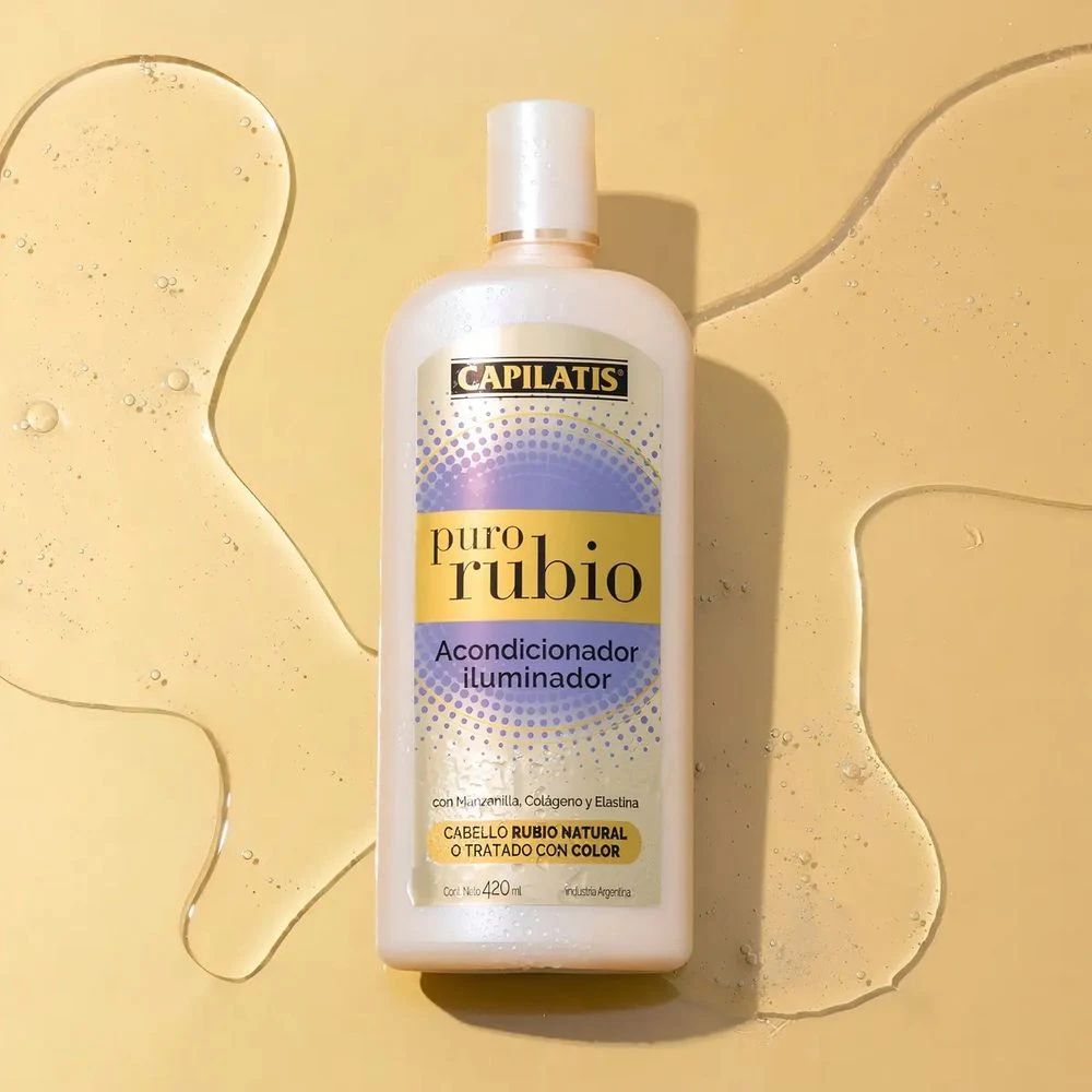 Acondicionador Capilatis Puro Rubio Iluminador 420 ml — foto 3