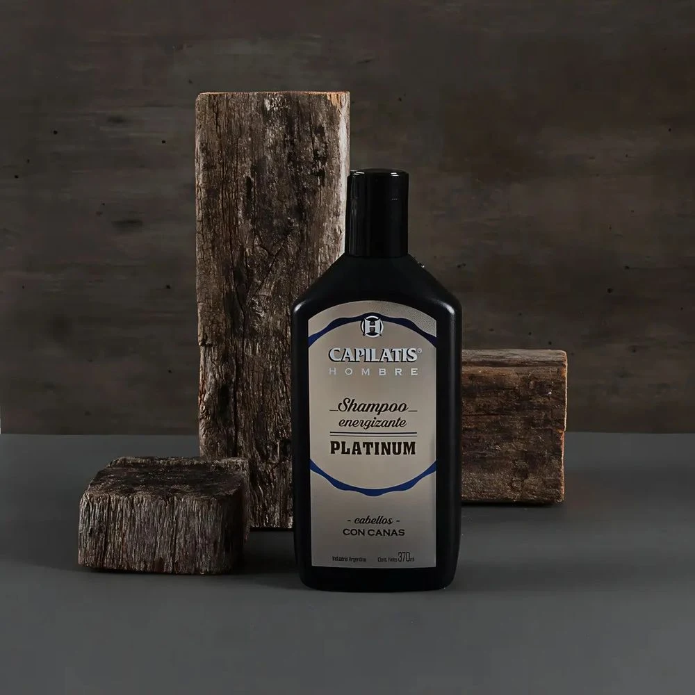 Shampoo Capilatis Hombre Energizante Platinum 370 ml — foto 4
