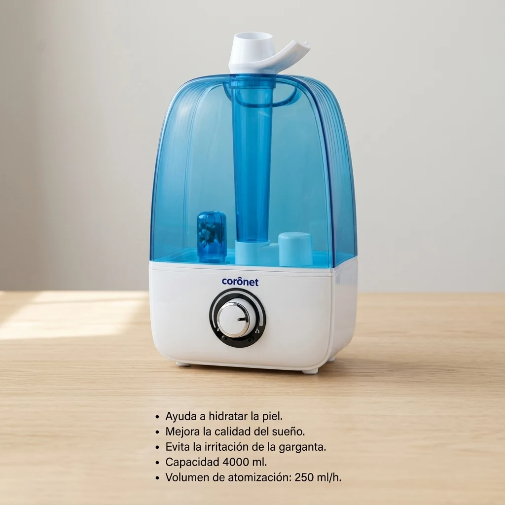 Humidificador Ultrasónico Con Ionizador Coronet TL-330 — foto 2