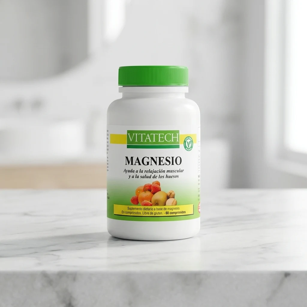 Suplemento de Magnesio Vitatech 400 mg x 60 Comprimidos — foto 2