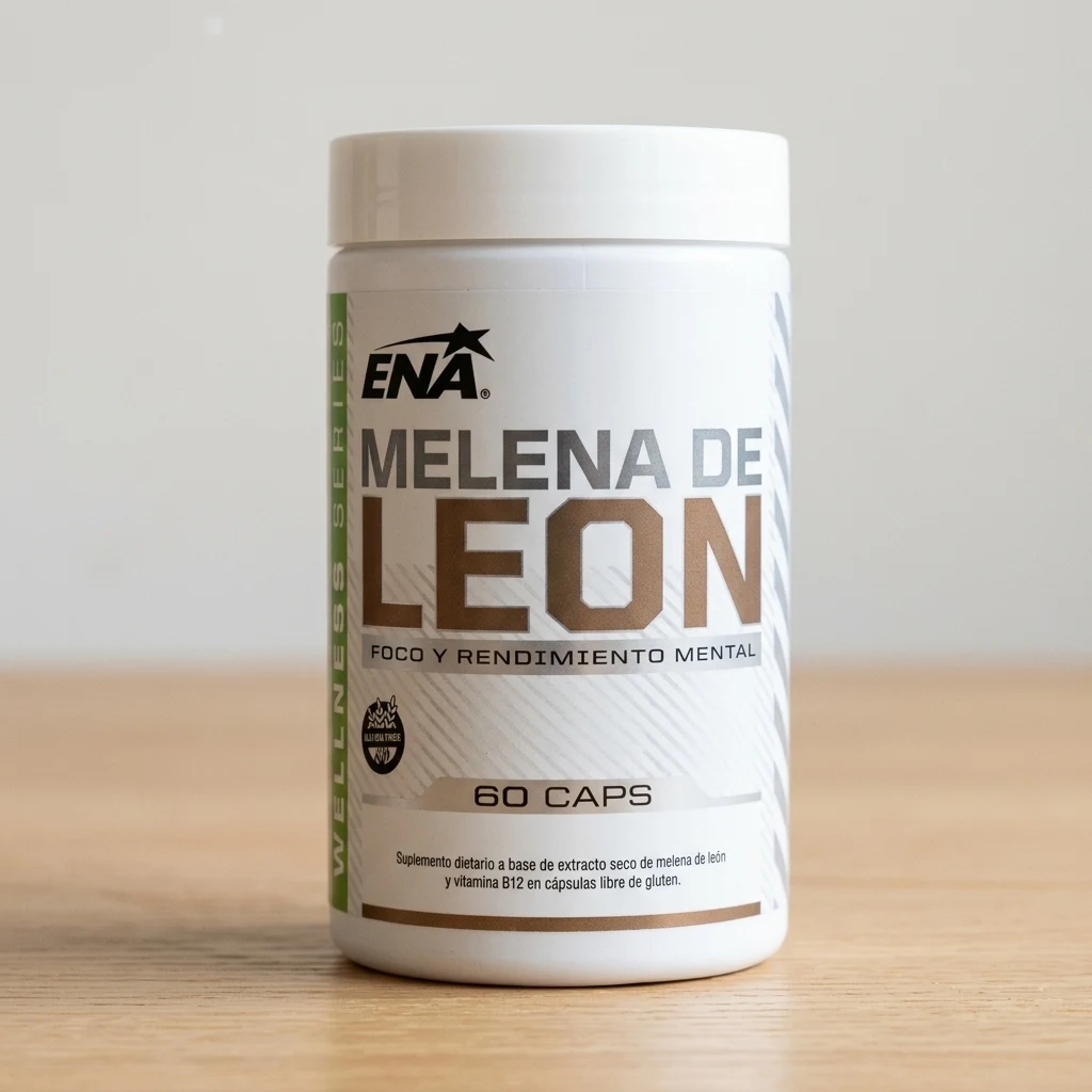 Suplemento Dietario Ena Melena de León Sport Nutrition 60 Comprimidos — foto 3