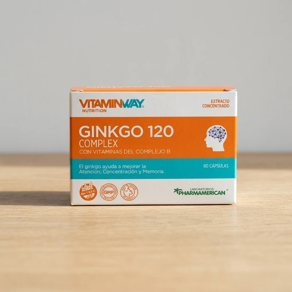 Suplemento Dietario Vitamin Way Ginkgo 120 Complex 60 Cápsulas — foto 2